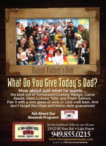 Father's Day Food Favorites From El Toro Gourmet Meats in Lake Forest, CA
