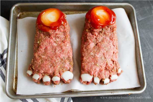 Halloween Feet Loaf From El Toro Gourmet Meats In Lake Forest, CA